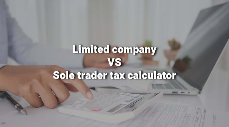 Limited company vs Sole trader tax calculator