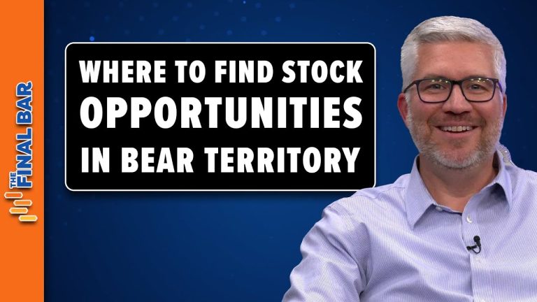 Where to Find Stock Opportunities in Bear Territory