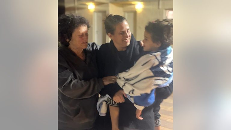 New images of Avigail Idan show released 4-year-old US citizen smiling, reunited with family members