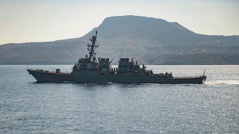 US warship shoots down 3 Houthi drones targeting commercial vessels in Red Sea: CENTCOM