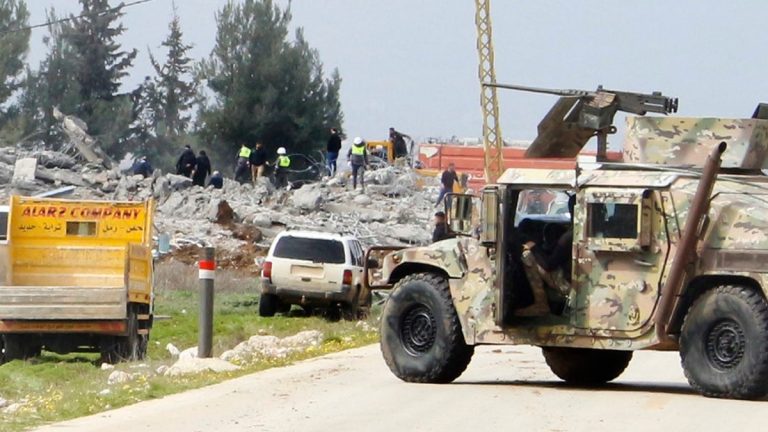 Israeli airstrike kills 2 people deep inside Lebanon, Hezbollah responds with 60 rockets