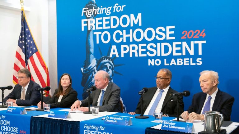 Centrist group No Labels sets up panel to select third-party presidential ticket